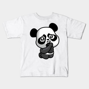 Cute and Adorable Crying Baby Panda Animal Kids T-Shirt